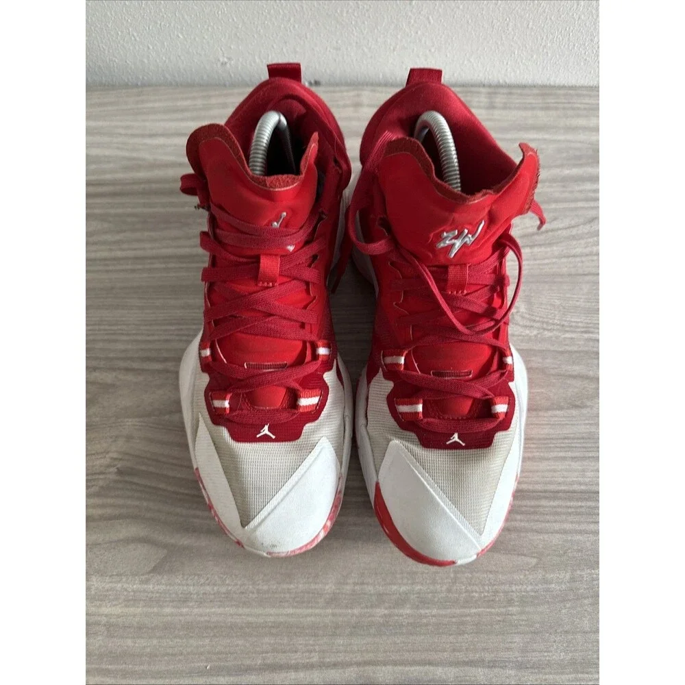 Size 9 - Jordan Zion 1 TB University Red Men’s Basketball Sneakers‎ Shoes